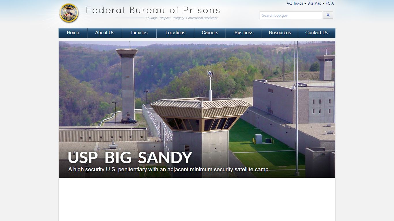 USP Big Sandy - Federal Bureau of Prisons